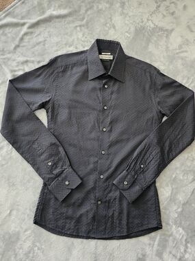 Versace Collection Vintage Mens Long Sleeve Shirt Sz Neck 15 1/2-40
